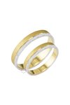 Wedding rings 14ct Gold and Whitegold