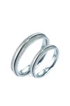 Wedding rings 14ct whitegold