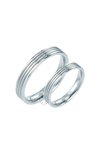 Wedding rings 14ct whitegold