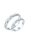 Wedding rings 14ct whitegold