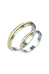 Wedding rings 14ct Gold and Whitegold