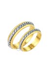 Wedding rings 14ct Gold and Whitegold