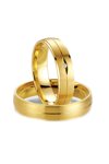 Wedding rings in 8ct Gold with Diamond Breuning