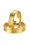 Wedding rings in 8ct Gold with Diamond Breuning