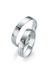 Wedding rings in 8ct Whitegold with Diamond Breuning