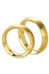 Wedding rings in14ct Gold with Diamonds Breuning