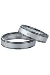 Wedding rings in 14ct Whitegold with Diamonds Breuning