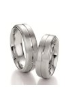 Wedding rings in Silver 925 Sterling Silver with Diamond Breuning