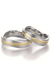 Wedding rings in Silver 925 Sterling Silver with Diamond Breuning