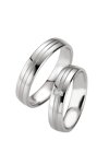 Wedding rings in Silver 925 Sterling Silver with Diamond Breuning