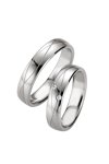 Wedding rings in Silver 925 Sterling Silver with Diamond Breuning