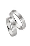 Wedding rings in Silver 925 Sterling Silver with Diamond Breuning