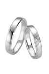 Wedding rings in Silver 925 Sterling Silver with Diamond Breuning