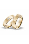 Wedding rings from 14ct Gold with Diamonds Blumer