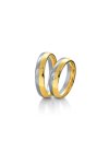 Wedding rings from 14ct Gold and Whitegold with Diamonds Breuning