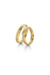 Wedding rings from 14ct Gold and Whitegold with Diamonds Breuning