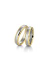 Wedding rings from 14ct Gold and Whitegold with Diamonds Breuning