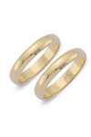 Wedding rings in 14ct Gold Valauro