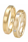 Wedding rings from 14ct Gold and Diamonds by FaCaDoro