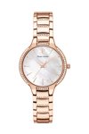 PIERRE LANNIER Ladies Swarovski Rose Gold Stainless Steel Bracelet