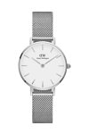 DANIEL WELLINGTON Petite Sterling  Silver Metallic Bracelet 28mm