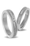 Wedding Rings in 9ct White Gold