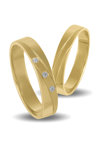 Wedding Rings in 9ct Yellow Gold