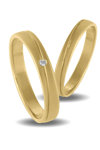 Wedding Rings in 9ct Yellow Gold