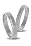 Wedding Rings in 9ct White Gold