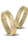 Wedding Rings in 9ct Yellow Gold