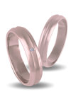 Wedding Rings in 9ct Pink Gold