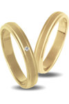 Wedding Rings in 9ct Yellow Gold