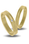 Wedding Rings in 9ct Yellow Gold