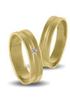 Wedding Rings in 9ct Yellow Gold