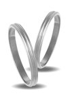 Wedding Rings in 9ct White Gold