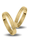 Wedding Rings in 9ct Yellow Gold