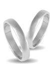 Wedding Rings in 9ct White Gold