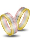 Wedding Rings in 14ct Yellow Gold, White Gold and Pink Gold