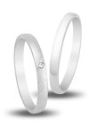 Wedding Rings in 9ct White Gold