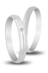 Wedding Rings in 9ct White Gold