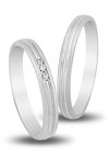 Wedding Rings in 9ct White Gold