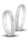 Wedding Rings in 9ct White Gold