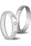 Wedding Rings in 9ct White Gold