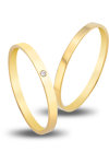 Wedding Rings in 9ct Yellow Gold