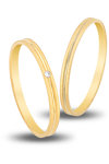 Wedding Rings in 9ct Yellow Gold