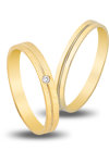 Wedding Rings in 9ct Yellow Gold