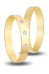 Wedding Rings in 9ct Yellow Gold