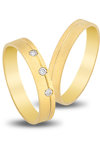 Wedding Rings in 9ct Yellow Gold