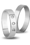 Wedding Rings in 9ct White Gold