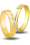 Wedding Rings in 9ct Yellow Gold